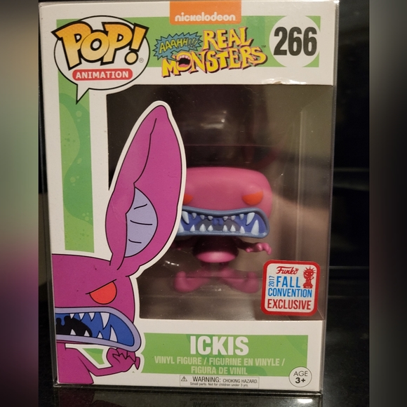Funko pop ickis #266, NIB. 2017 fall convention exclusive. - Picture 7 of 7